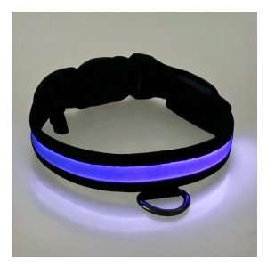  Pet Collar for Dogs and Cats with 3 modes Blue LED 
