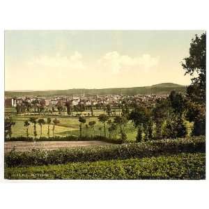   Reprint of Bayreuth, general view, Bavaria, Germany