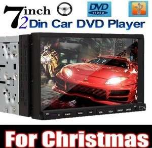 Din Touch Screen TV Car Stereo MP3 DVD Player Divx  