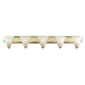  By Seagull Lighting 44239 02 Linwood Polished Brass Five 