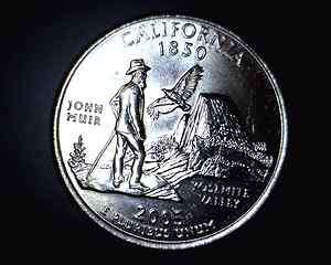 2005 P California Unc. State Quarter Coin  