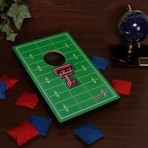   Red Raiders Tabletop Football Bean Bag Toss Game: Sports & Outdoors