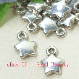 Fgp5306 100x Silver Plated CCB Charms 10mmx14mm s$0.5  