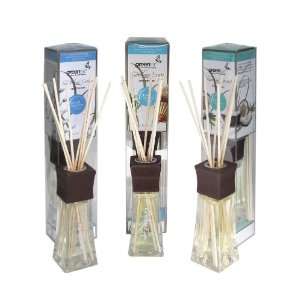   All Natural Reed Diffuser Set, Island Cotton,Caribbean and Coconut
