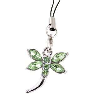  Phone Charm Green Firefly Stone Cell Phones & Accessories