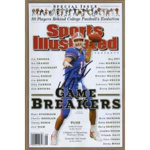   Illustrated Autograph Poster   2008 Game Breakers 