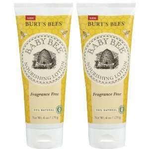 Burts Bees Baby Bee Lotion, Fragrance Free 2 Pack Beauty