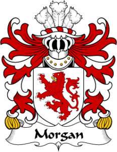 Family Crest 6 Decal  Welsh Armorial  Morgan (Sir, AP  