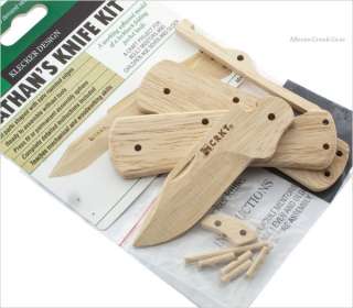 CRKT Nathans Knife Kit Wooden Folding Pocket DIY Craft Model Project 