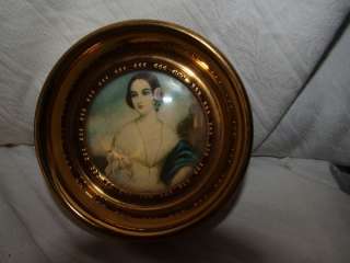   CAMEO CREATIOn ISABELLA MONTGOMERY IN ROUND GOLD METAL FRAME  