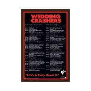  Wedding Crashers Framed Poster: Home & Kitchen