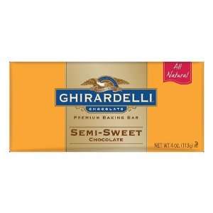 Ghirardelli Semisweet Chocolate Baking Bar: 12 Count:  