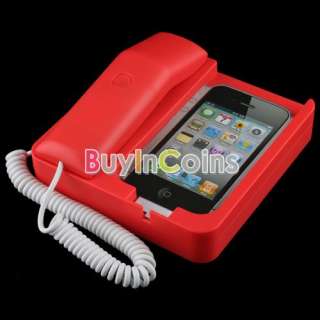   Office Desk Telephone Retro Phone Corded Handset for iPhone 4 4S 4G