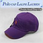 Polo Women Gold Tennis Purple Cap Orange Logo Hat SP71