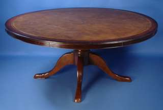 English Furniture Mahogany 72 Round Conference Table  