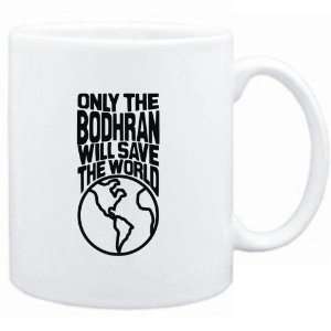 Mug White  Only the Bodhran will save the world  Instruments  