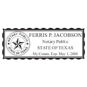  Pre Ink Notary Stamps   Texas: Office Products