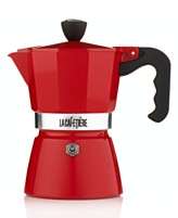 La Cafetière Espresso Maker, 3 Cup Red
