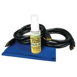  Cables Unlimited Acchdtvkit3 Spray Gel Screen Cleaner & 2 