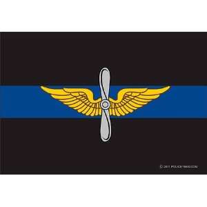  Thin Blue Line Air Unit Decal   4x6: Everything Else