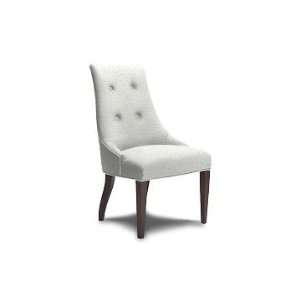  Williams Sonoma Home Baxter Chair, Faux Ostrich, White 