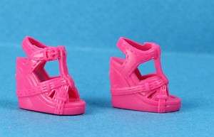 Hot Pink Wedge Heel Shoe Fashionistas Barbie  