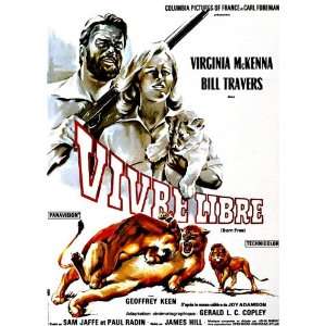  Born Free Poster Movie French (11 x 17 Inches   28cm x 