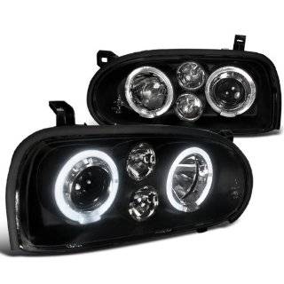  93 98 Vw Golf Mk3 Black Halo Projector Headlights 94 95 