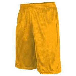 Champro Polyester Tricot Mesh Athletic Shorts GOLD YS  