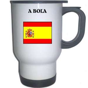  Spain (Espana)   A BOLA White Stainless Steel Mug 