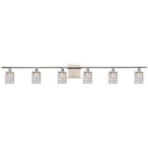  Sparkle Collection 6 Light Crystal Bathroom Fixture