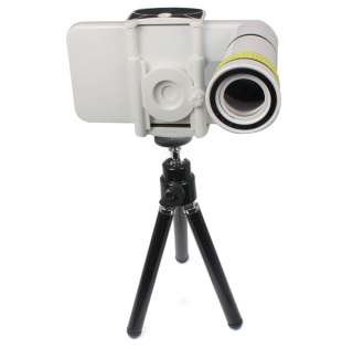 1PCS New 10X Optical Zoom Lens Telescope Tripod For Apple iPhone 4G 