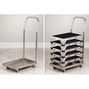  Stainless steel transport cart for stacking stools(sold 