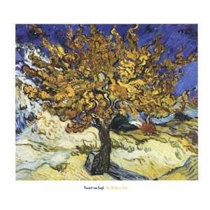   Vincent Van Gogh   The Mulberry Tree In Autumn, C.1889: Home & Kitchen