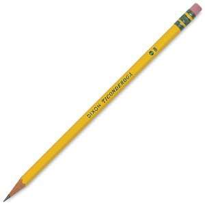   Pencils   Dixon Ticonderoga Pencils, Box of 12, Pre Sharpened: Arts