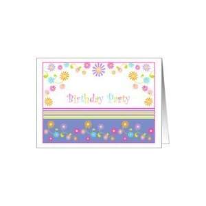   Birthday Party Invitations Paper Greeting Cards Card: Toys & Games