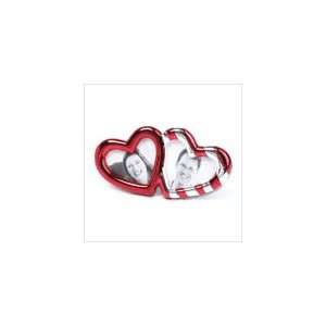  Red Stripes Hearts Photo Frame 