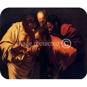    Caravaggio Art The Doubting of St Thomas MOUSE PAD