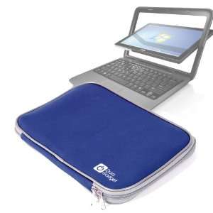   Blue Neoprene Laptop Pouch For Dell Inspiron Duo: Electronics