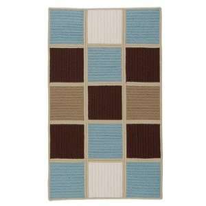   Mills HS45 Simply Home Hopscotch Blue Chocolate Braided Rug: Baby