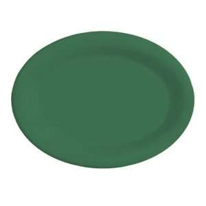   Mardi Gras 12 x 9 Inch Platter, Rainforest Green