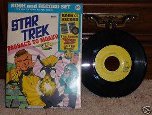 1975 Star Trek Passage to Moauv Book and Record Set  