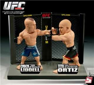 TITO ORTIZ VS CHUCK LIDDELL ROUND 5 UFC VERSUS FIGURE  