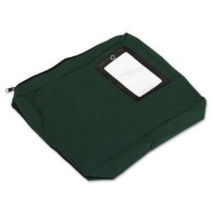   ® Expandable Dark Green Transit Sack, 14w x11h x3d: Office Products