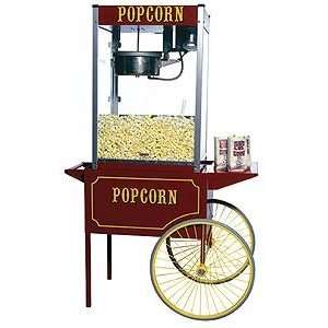  Theater Popcorn Machine with 12oz Kettle and Cart: Home 