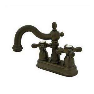   Centerset Lavatory Faucet with Brass Pop up, Oil: Home Improvement