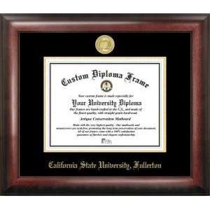  Cal State Fullerton Titans Gold Embossed Diploma Frame 