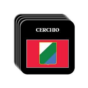  Italy Region, Abruzzo   CERCHIO Set of 4 Mini Mousepad 