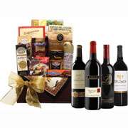 Executive Selection Cabernet Quartet Wine Gift Basket 