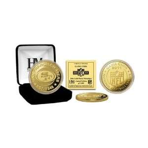  San Francisco 49ers 24KT Gold Game Coin: Sports & Outdoors